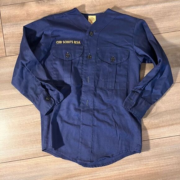 Boy Scouts of America Lot of 4 and Brass Belt Shirts Kids Small - Picture 3 of 9